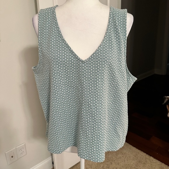 NWT Madewell Jacquard Peekaboo-Back Crop Tank - Picture 5 of 6